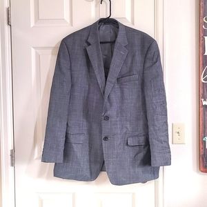 Grey men's suit blazer